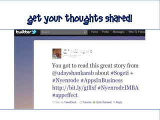 get your thoughts shared!
 