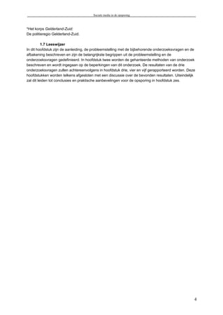 Social mediaopsporing