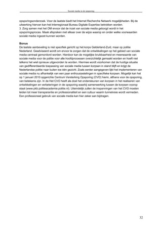Social mediaopsporing
