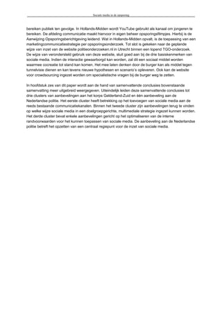 Social mediaopsporing