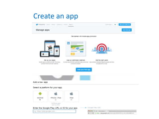 Create an app
 