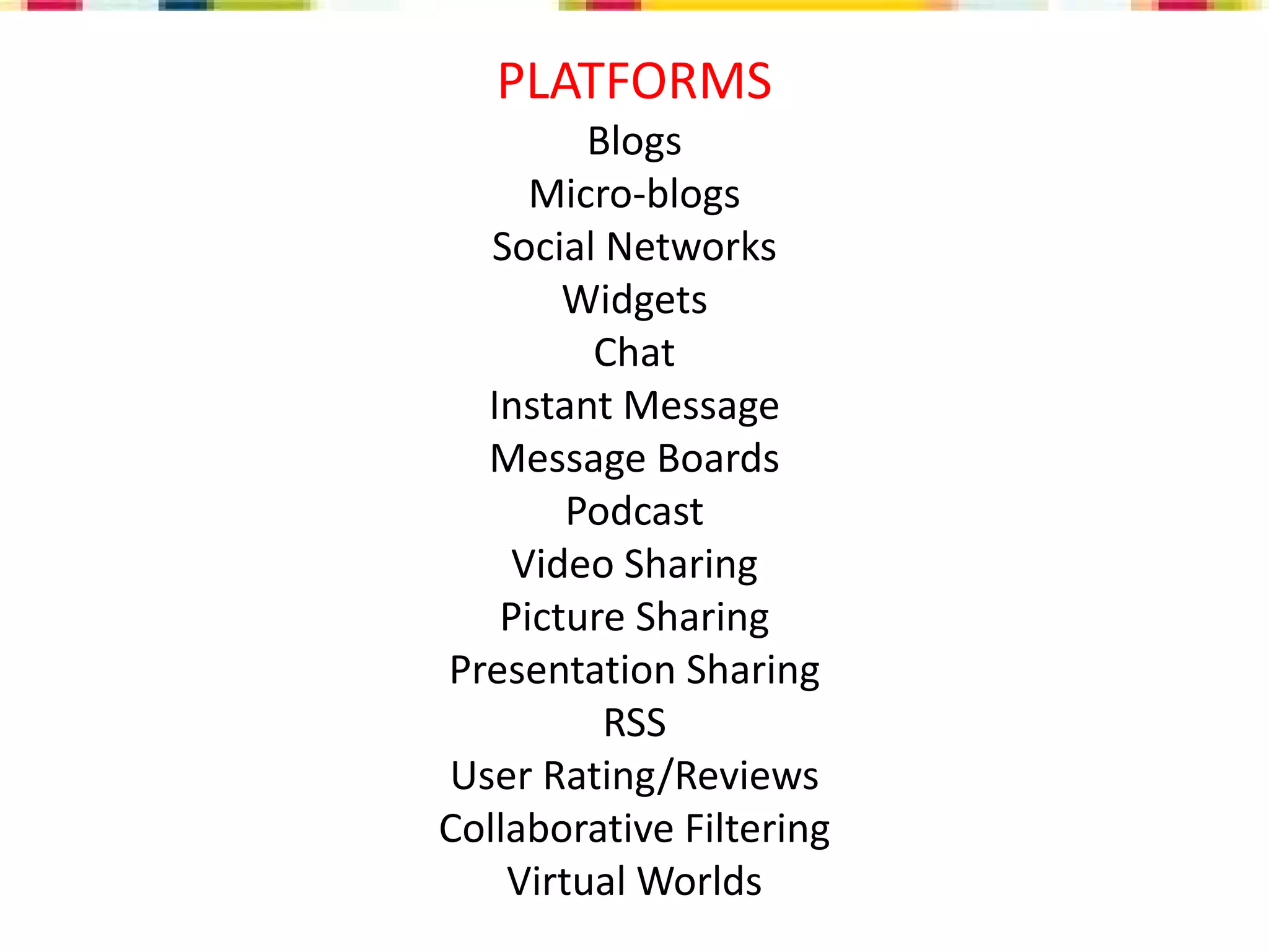 Social Media Overview