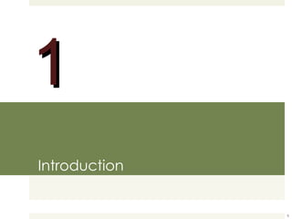 Introduction 1 