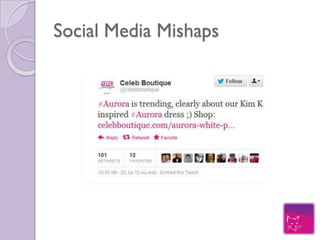 Thanks for listening!
Connect   with me
 @PurrfectSocial
 fb.com/PurrfectlySocial
 uk.linkedin.com/in/NaomiJaneJohnson
 naomijohnsonsocialmedia.co.uk
 purrfectlysocial.co.uk

Phone   or email me
 01777 249075
 info@naomijohnsonsocialmedia.co.uk
 