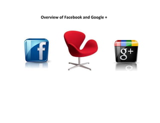 Overview of Facebook and Google +
 