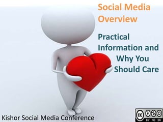 Social Media Overview Practical Information and          Why You         Should Care  Kishor Social Media Conference 
