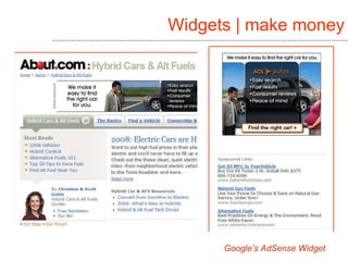 Widgets | make money Google’s AdSense Widget 