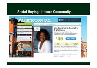 Social Buying: Leisure Community.
 