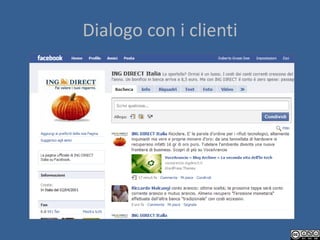 Dialogo con i clienti
 
