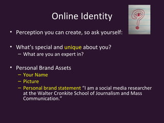 Online identity and social media