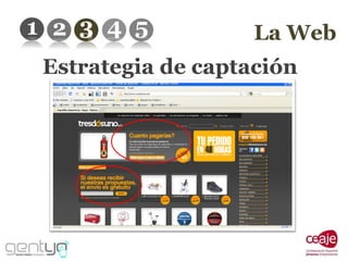 La Web Estrategia de captación 