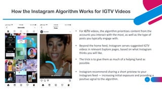 Social media platforms algorithm study - Instagram | PDF