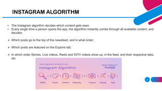 Instagram Algorithm Flowchart Social media platforms algorithm study - Instagram | PDF