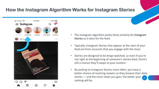 Instagram Algorithm Pdf Social media platforms algorithm study - Instagram | PDF