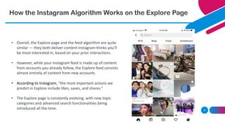 Social media platforms algorithm study - Instagram | PDF