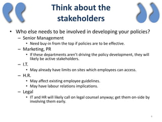 Social Media Policies Ebook Slide 4