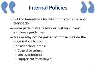 Social Media Policies Ebook Slide 7