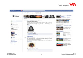 Informatikdienste (IDW)                                                Juni 2011
www.stadt.winterthur.ch/idw   21   © Copyright, Stadt Winterthur, Winterthur 2011
 