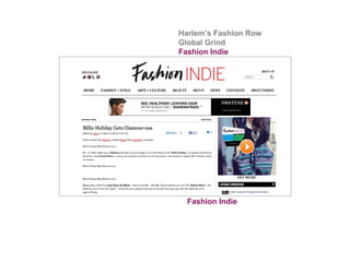 Fashion Indie Harlem’s   Fashion   Row Global   Grind Fashion Indie 
