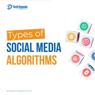 techdomaindigital.com.au
Social Media
Types of
Algorithms
 