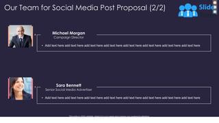Social Media Post Planning Proposal PowerPoint Presentation Slides