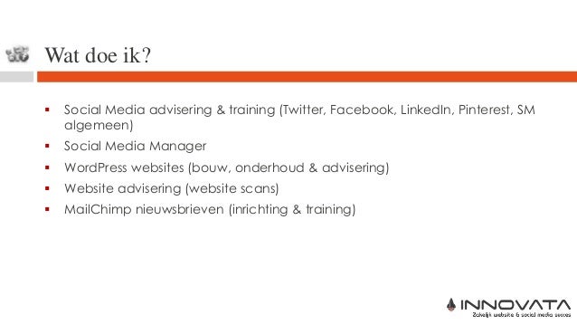 Social media training voor ondernemers