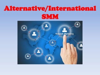 Alternative/International
          SMM
 