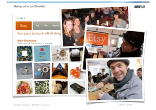 Meetups als Tor zur Ofﬂine-Welt




Social Media > Praxiswissen | NOEO GmbH | www.noeo.com   München, 13.05.2011
 