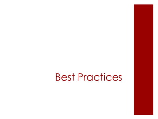 Best Practices