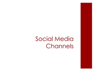 Social Media Channels