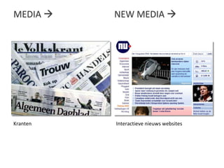 KrantenInteractieve nieuws websitesMedia  			new media  