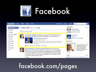 Facebook facebook.com/pages 