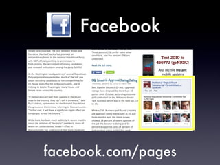 Facebook facebook.com/pages 