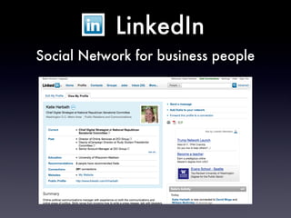 LinkedIn Social Network for business people 