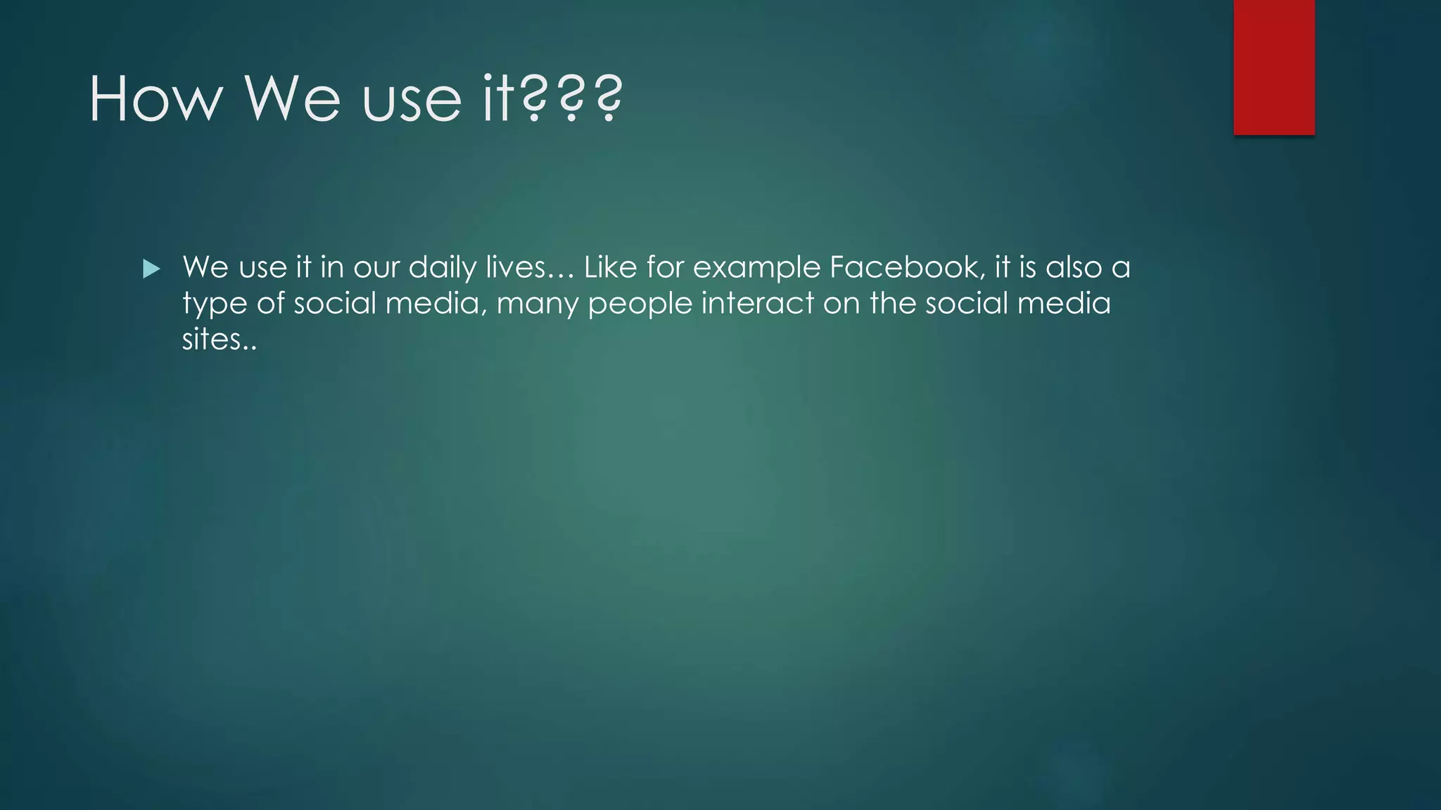 Social Media PPT social-media-ppt