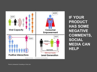 IF YOUR PRODUCT HAS SOME NEGATIVE COMMENTS, SOCIAL MEDIA CAN HELP Photo by Intersection Consulting on Flickr.com 