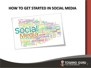HOW TO GET STARTED IN SOCIAL MEDIA 
