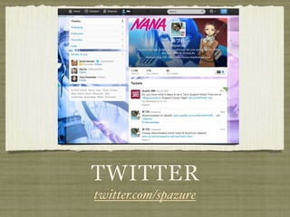 TWITTER
twitter.com/spazure
 