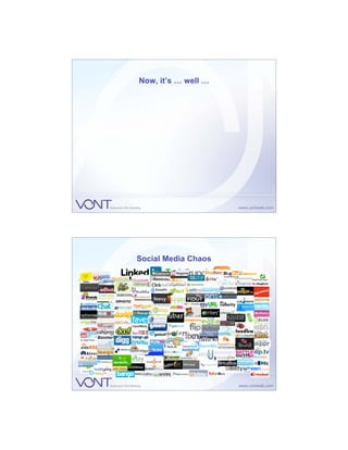 Now, it’s … well …




Social Media Chaos
 