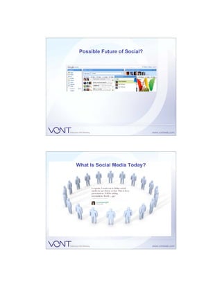 Possible Future of Social?




What Is Social Media Today?
 