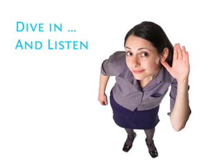Create passionate communities, not a Twitter and Facebook presence