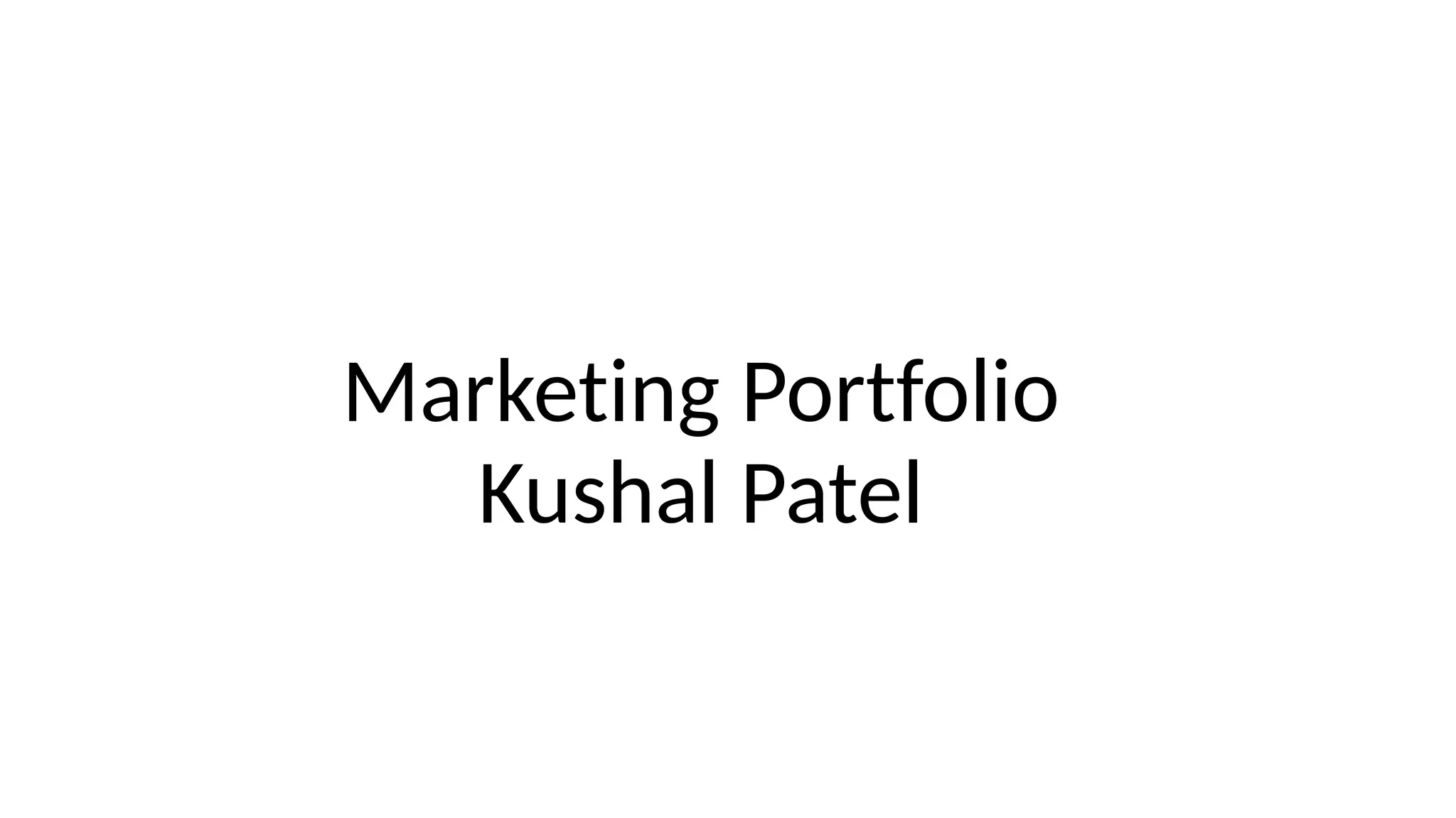 Socialmediaprofile pdf | PPT