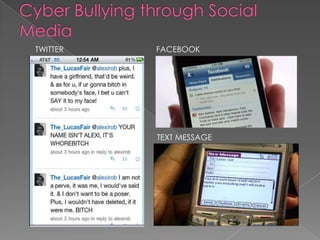 TWITTER   FACEBOOK




          TEXT MESSAGE
 