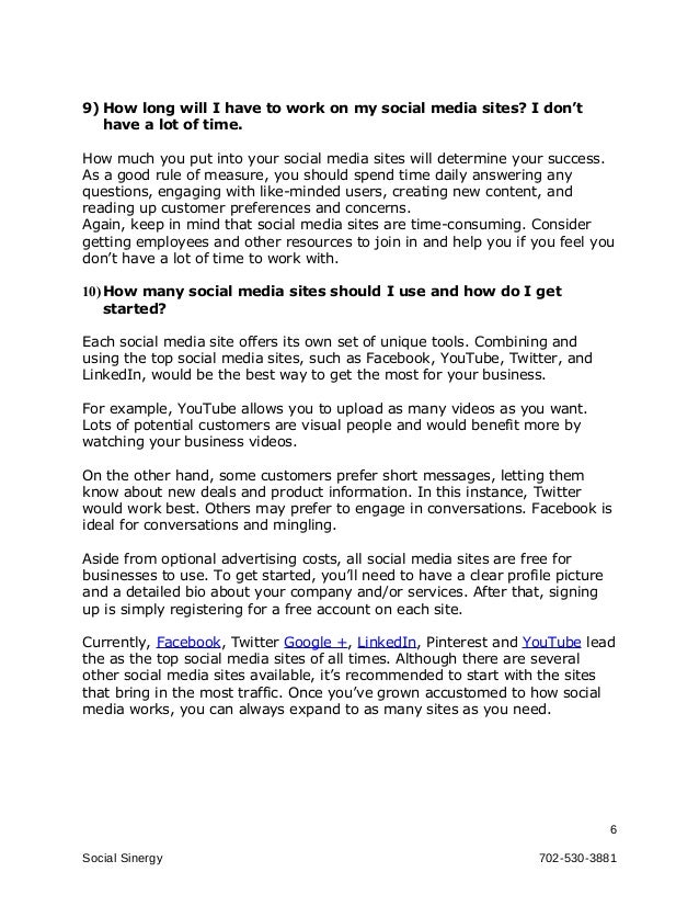 10 Common Questions And Answers About Social Media