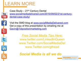 Each social media vehicle (e.g. Twitter) requires ~32 hours/month