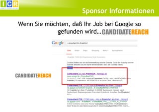 Sponsor Informationen
Wenn Sie möchten, daß Ihr Job bei Google so
gefunden wird…

 
