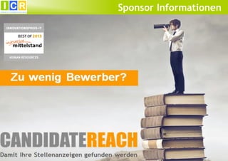 Sponsor Informationen

ICR Produkte

 