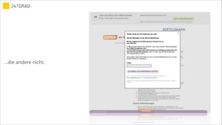 …die andere nicht.
 