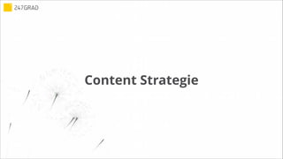Content Strategie
 