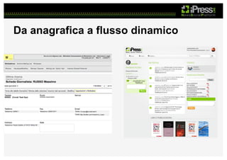 Da anagrafica a flusso dinamico

 